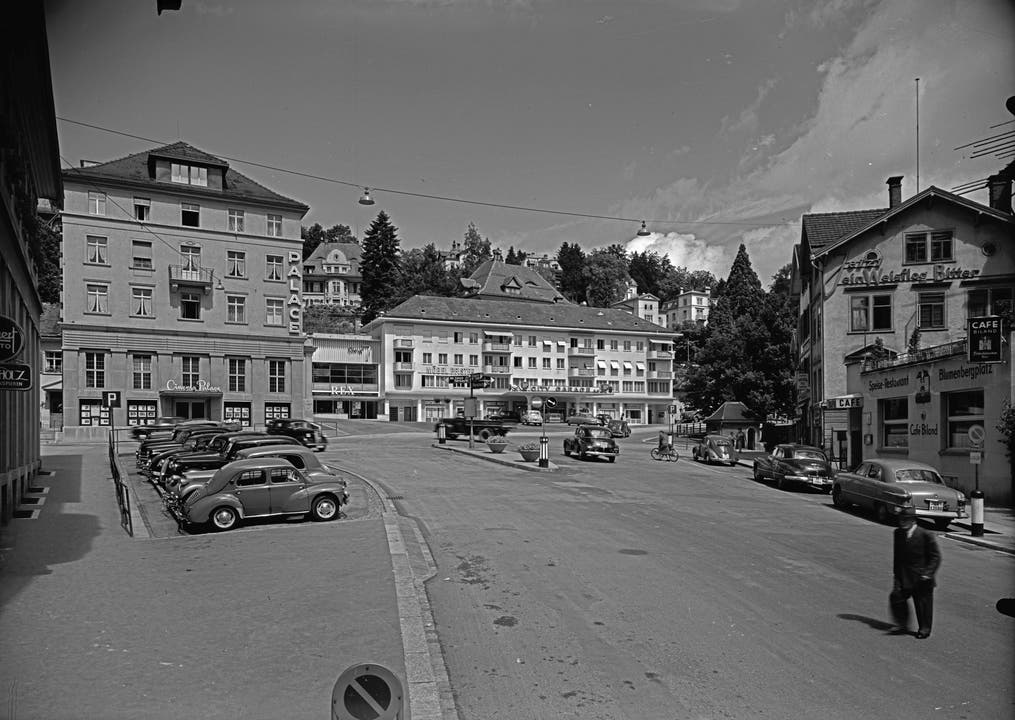 "Palace" und Rex" im Jahr 1953. (Bild: Stadtarchiv der Ortsbürgergemeinde St.Gallen)