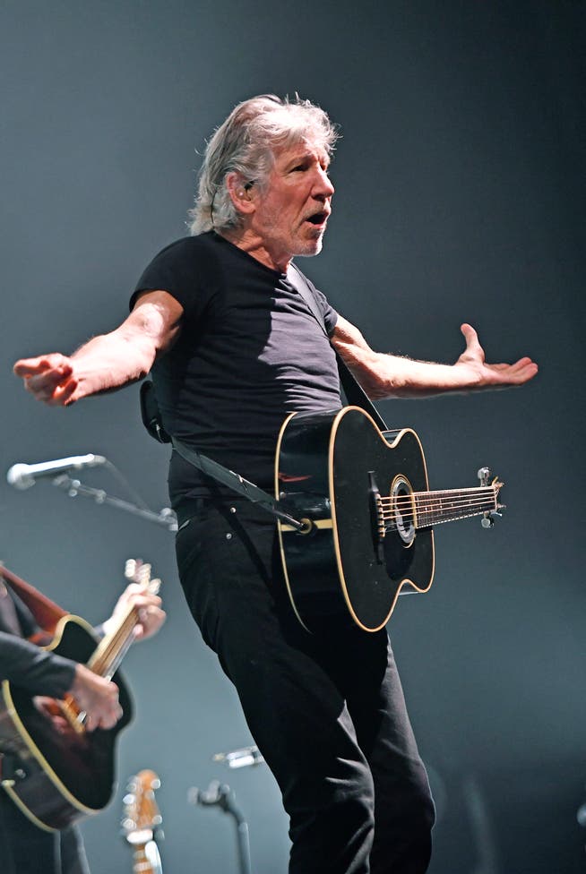 Roger Waters bei seinem Konzert in Zürich am 28. Mai. (Walter Bieri/Keystone)