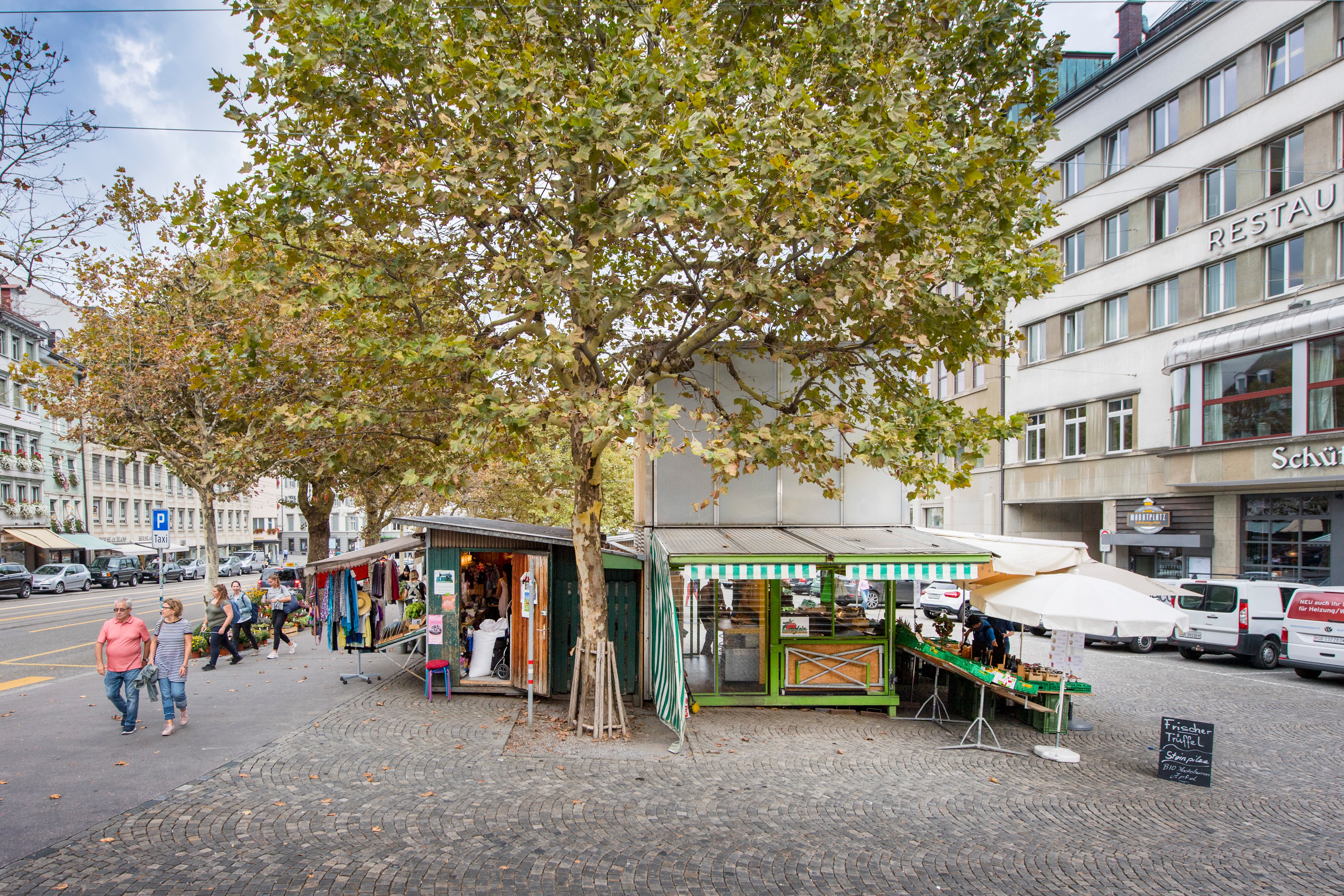 Markt Heute In Der Nähe Heute Bildstrecke - Der ständige Markt in St.Gallen heute
