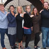 Das OK der Kulturbühne 2018: von links Projektleiter Pascal Mettler, Irène Häne, Monica Quinter, Nicole Losurdo, Kathrin Dörig und OK-Präsident Michael Sarbach. (Bild: PD)
