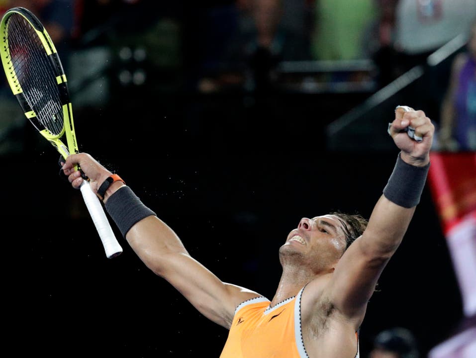 Rafael Nadal zog ohne Satzverlust in den Final vom Sonntag ein (Bild: KEYSTONE/AP/AARON FAVILA)
