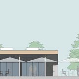 Visualisierung des neuen Pavillons am See. (Bild: PD)