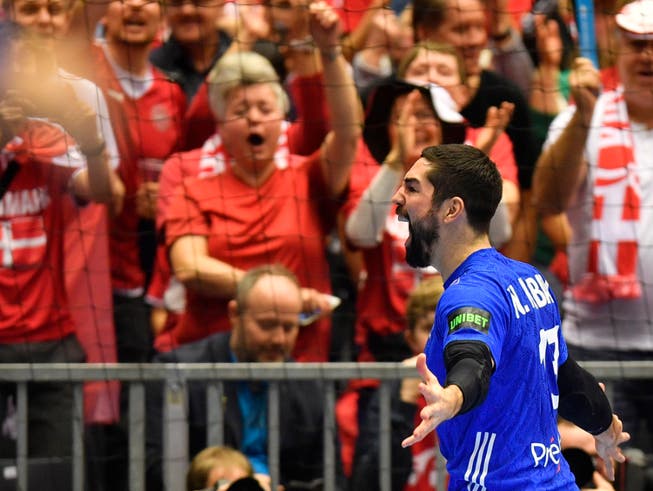 Nikola Karabatic freut sich riesig über den Siegtreffer (Bild: KEYSTONE/AP/MARTIN MEISSNER)