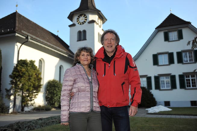 Pfarrer Reinhard Eisner mit seiner Frau Belinda. (Bild: Urs Hanhart (Altdorf, 25. Januar 2019))