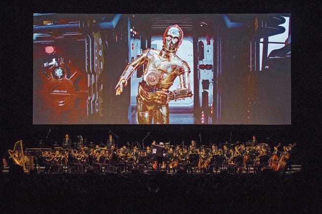 Das 21st Century Orchestra mit «Star Wars – A New Hope» im Zürcher Hallenstadion. (Bild: Eveline Beerkircher (Zürich, 27. Januar 2019))