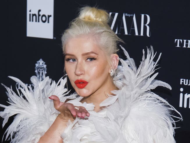 US-Popstar Christina Aguilera schart ihre Fans um sich: Ende Mai startet ihre eigene Show in Las Vegas. (Bild: Keystone/AP/CHARLES SYKES)