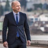 Daniel Salzmann, CEO der Luzerner Kantonalbank, am Hauptsitz in Luzern. (Bild: Nadia Schärli, 31. Januar 2018)