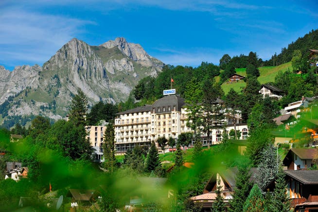 Die Hotels in Engelberg - im Bild das Terrace - verzeichneten vergangenes Jahr mehr Gäste als je zuvor. (Bild: PD)