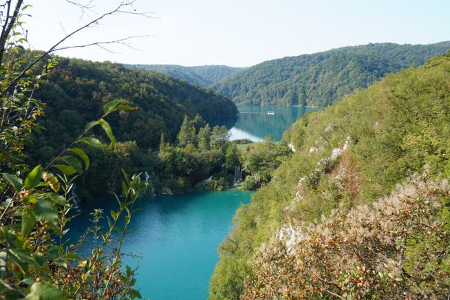 In den Sommermonaten strömen täglich zwischen 14'000 bis 16'000 Besucher zu den Plitvicer Seen. 