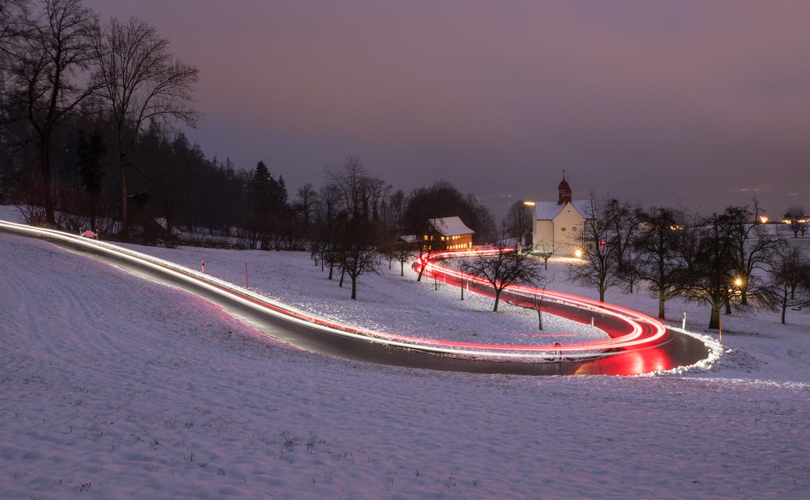 Winterstimmung St.Verena oberhalb Zug (Bild: Daniel Hegglin (Zug, 6. Januar 2019))