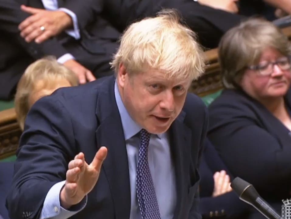 Der britische Premierminister Boris Johnson will sich weiter für einen pünktlichen EU-Austritt am 31. Oktober einsetzen. (Bild: KEYSTONE/EPA UK PARLIAMENTARY RECORDING UNIT/UK)