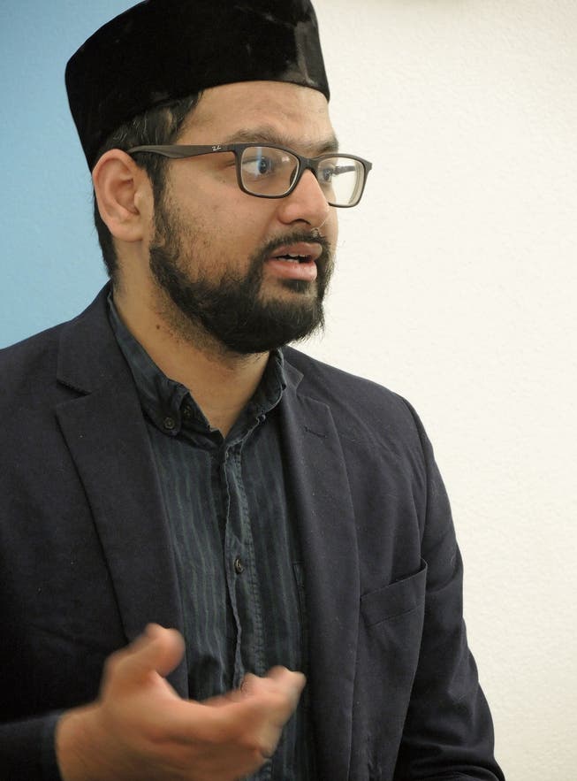 Imam Wafa Mohammed ist verantwortlich für die Mahmud-Moschee in Zürich. Bild: Benno Bühlmann (29. Mai 2019)