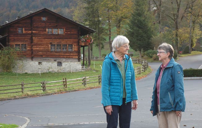 Schwester Lea Summermatter (links) und Schwester Ruth Walker. (Bild: Marion Wannemacher, Flüeli-Ranft, 25. Oktober 2019)