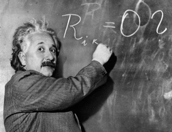 Albert Einstein ist der Begründer der Relativitaetstheorie, die er von 1914 bis 1916 entwickelte. (Bild: Keystone)