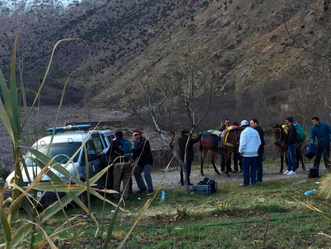 Die beiden Rucksack-Touristinnen aus Skandinavien wurden im Dezember beim Zelten im Atlas-Gebirge im Nationalpark Toubkal südlich von Marrakesch ermordet. (Bild: KEYSTONE/AP 2M)
