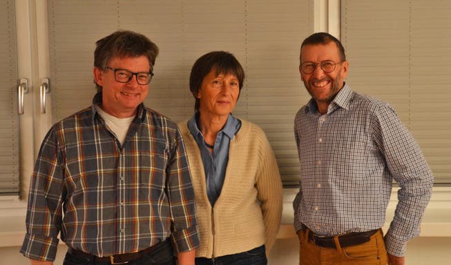 Glückliche neue Freimitglieder: Thomas Blapp, Ute Blapp und Felix Gemperli (von links). (Bild: PD)