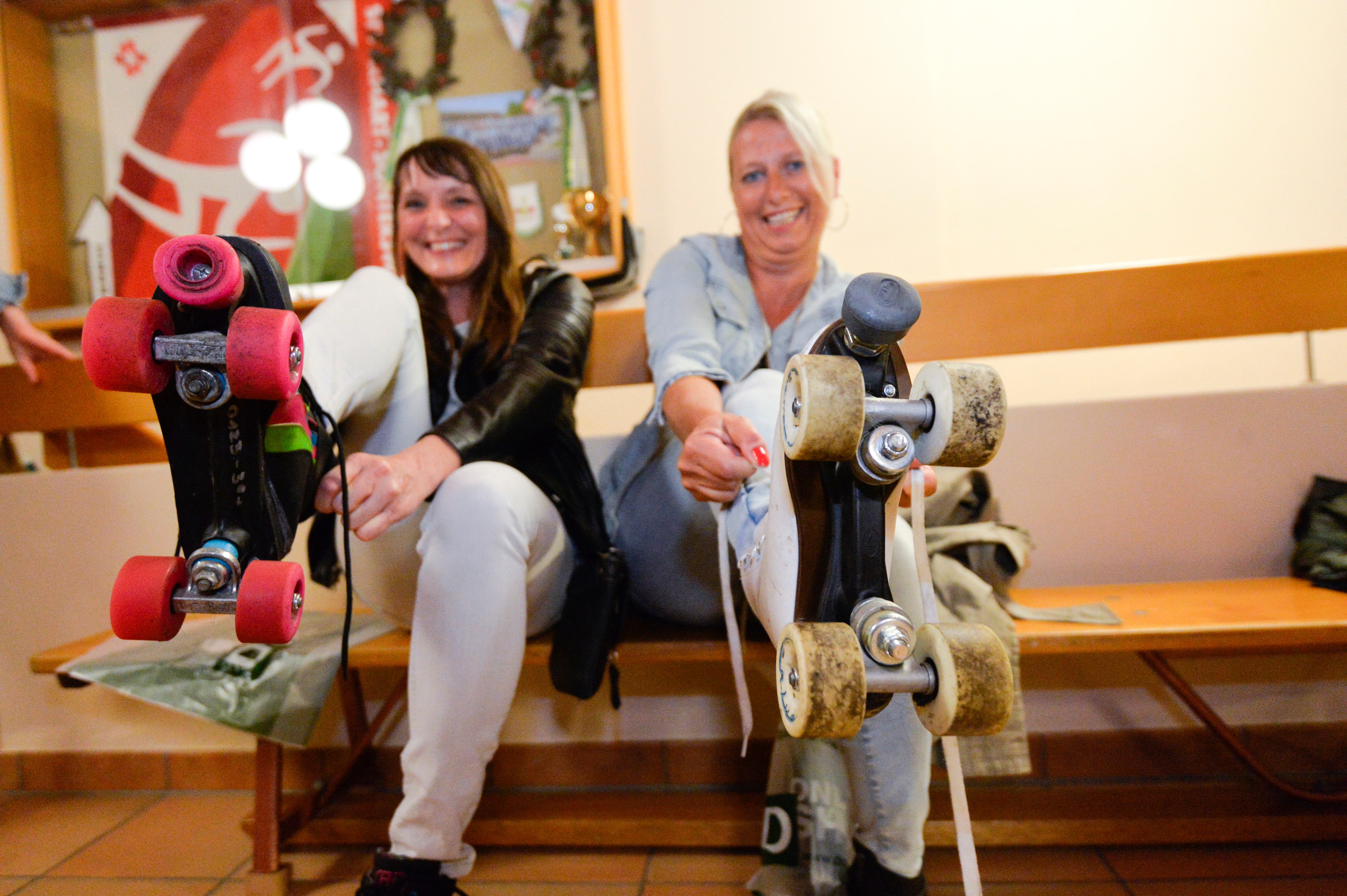 Bildstrecke Viel Betrieb an der RollschuhDisco in Sonterswil