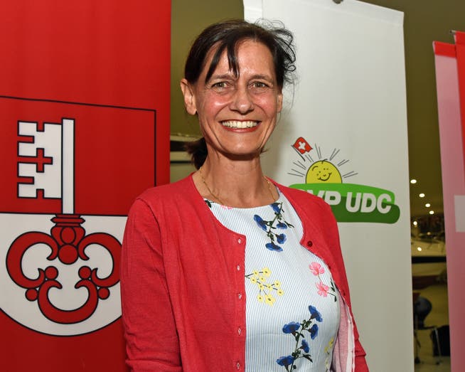 Monika Rüegger am Tag ihrer Nomination durch die Kantonalpartei. (Bild: Bild Robert Hess, Alpnach, 14. Juni 2019)