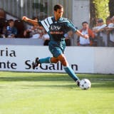 Von Januar 1994 bis Juni 1995 absolvierte Aziz Bouderbala 44 Spiele für den FC St.Gallen. (Bild: PD/Stadtarchiv St.Gallen)