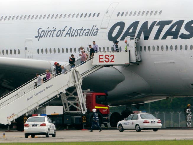 Qantas entdeckt Haarrisse an Boeing 737. (Bild: KEYSTONE/AP/Wong Maye-E)