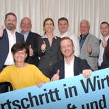 Die Nominierten der FDP Bezirk Münchwilen für die Bezirks- und Kantonsratswahlen. (Bild: PD)