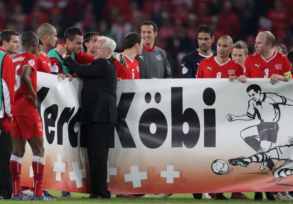 Unter Trainer Köbi Kuhn (2001-2008) gelangen der Schweizer Nationalmannschaft dreizehn Siege in Serie. (Bild: Keystone)