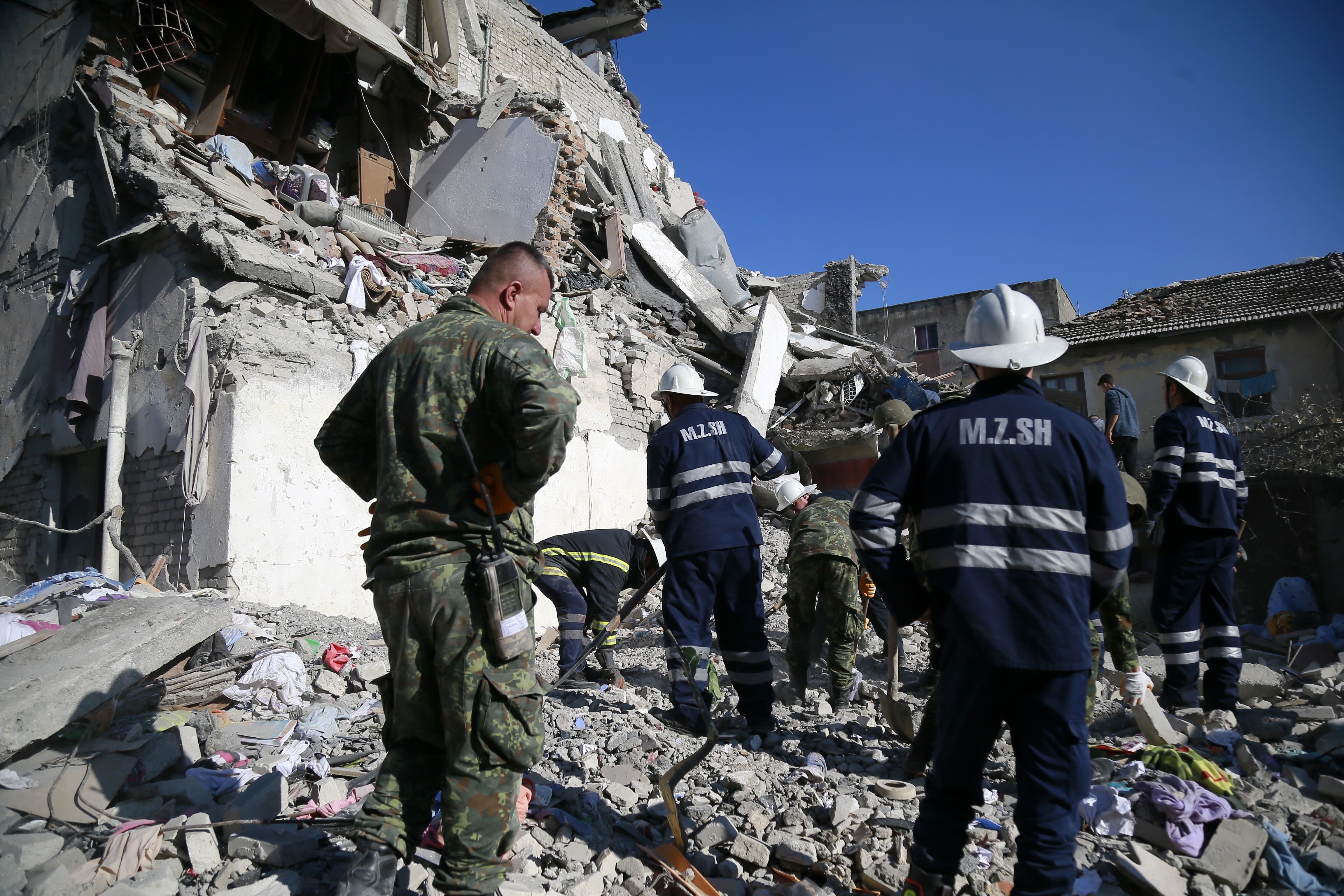 Schweres Erdbeben in Albanien