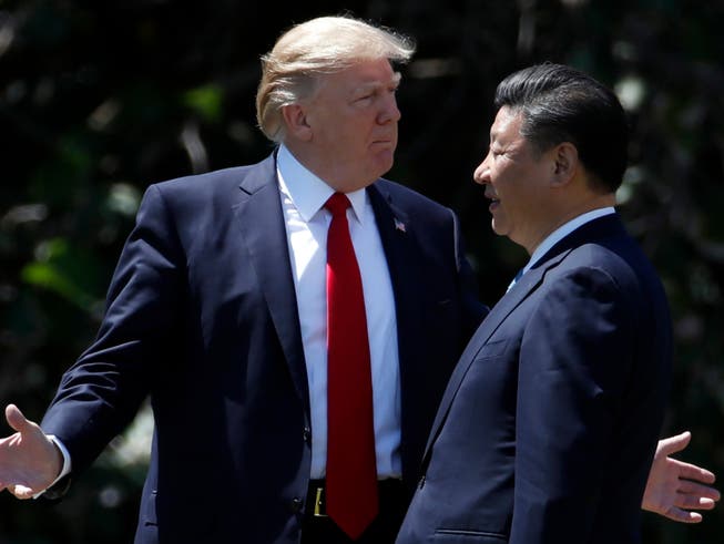 Die USA haben eine Einigung im Handelsstreit mit den Chinesen unter Führung von Staatschef Xi Jinping bestätigt - allerdings soll das Weisse Haus von US-Präsident Donald Trump gegen die Vereinbarungen sein. (Bild: KEYSTONE/AP/ALEX BRANDON)