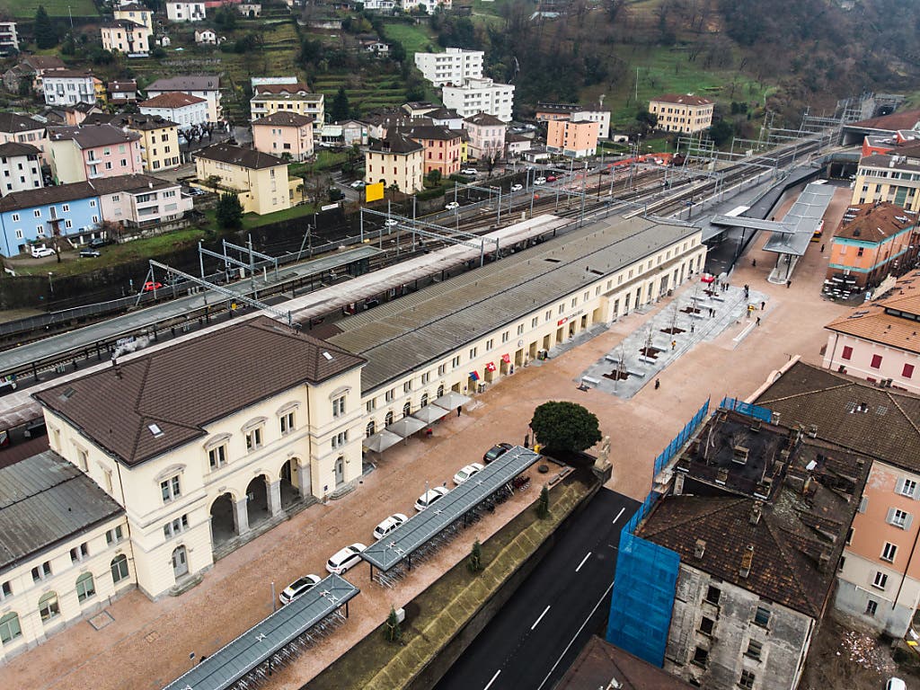 Bahnhof Bellinzona ist bereit für den CeneriBasistunnel