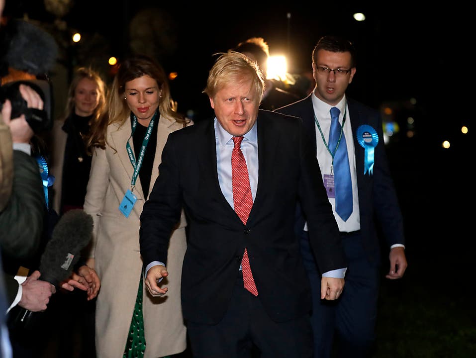 «Starkes neues Mandat für Brexit»: Der britische Premierminister Boris Johnson hat mit seiner Konservativen Partei einen klaren Sieg aus der Parlamentswahl davongetragen.