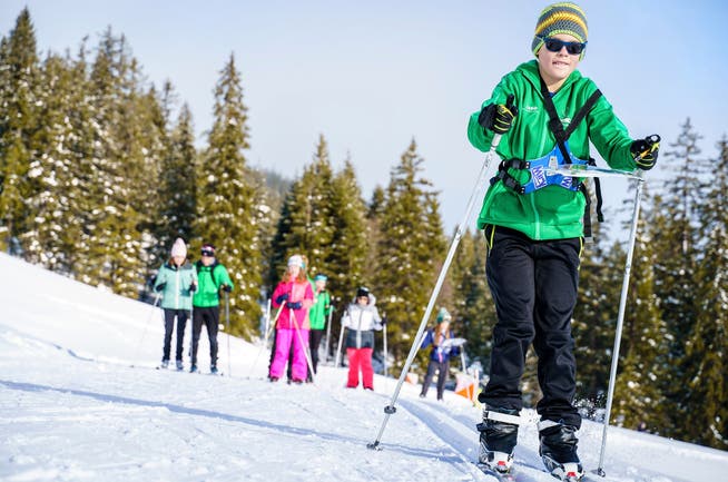 Ski-OL ist eines der Angebote für die Lagerteilnehmer.
