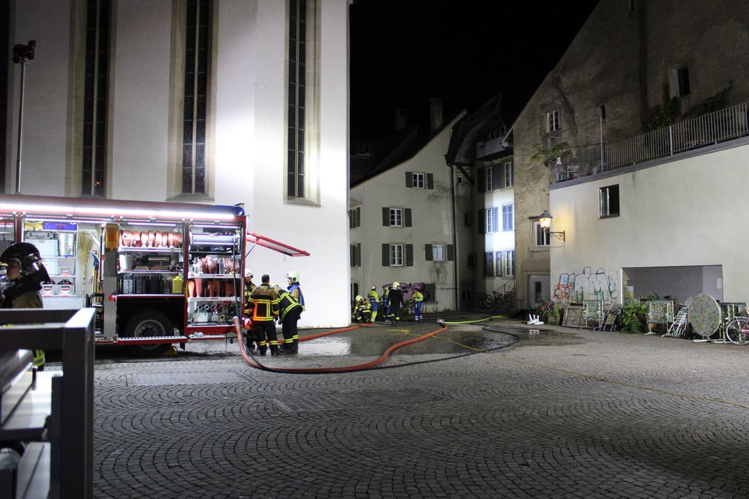 Brand in der Aarauer Altstadt, 3.9.19 Brand in der Aarauer Altstadt, 3.9.19