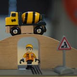 So einfach wie mit dem Playmobil ist die Sanierung der St.Galler Stadtautobahn leider nicht. Sie ist zeitaufwendig und kostet 524 Millionen Franken. (Bild: Benjamin Manser)