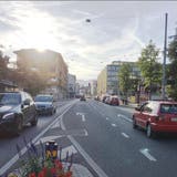 Die Luzernerstrasse in Kriens im Gebiet Hofmatt-Bellpark: Hier soll künftig Tempo 30 gelten. (Bild: PD)