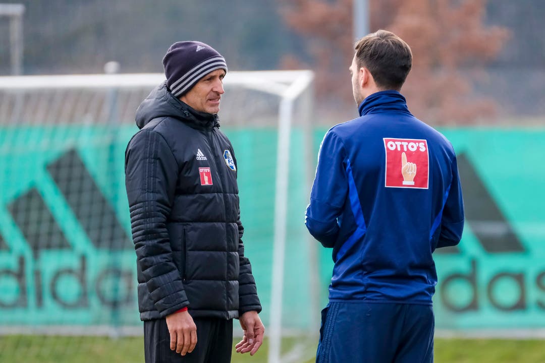 Der neue FCL-Trainer Thomas Häberli bei seinem ersten Arbeitstag. (Bild: Martin Meienberger/freshfocus)