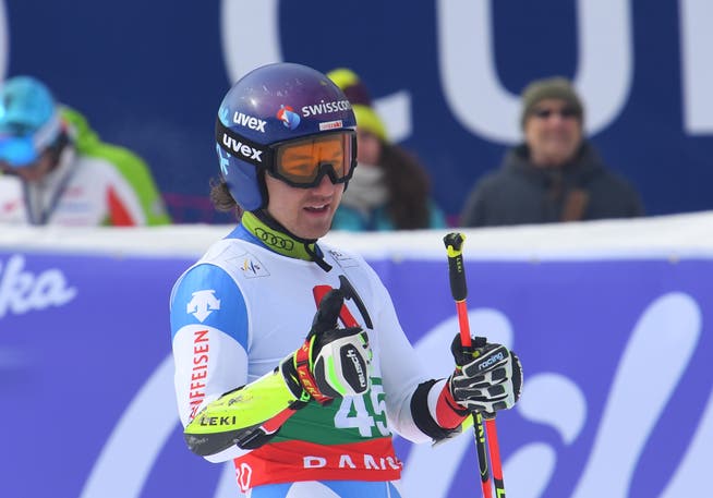 In Oberjoch bestreitet Cédric Noger am Donnerstag sein nächstes Rennen. Er ist Mitglied des Skiclubs Speer Ebnat-Kappel. (Bild: Keystone / Georgi Licovski)