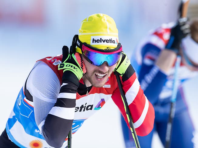 Der österreichische Langläufer Dominik Baldauf wird des Dopings verdächtigt (Bild: KEYSTONE/APA/APA/GEORG HOCHMUTH)