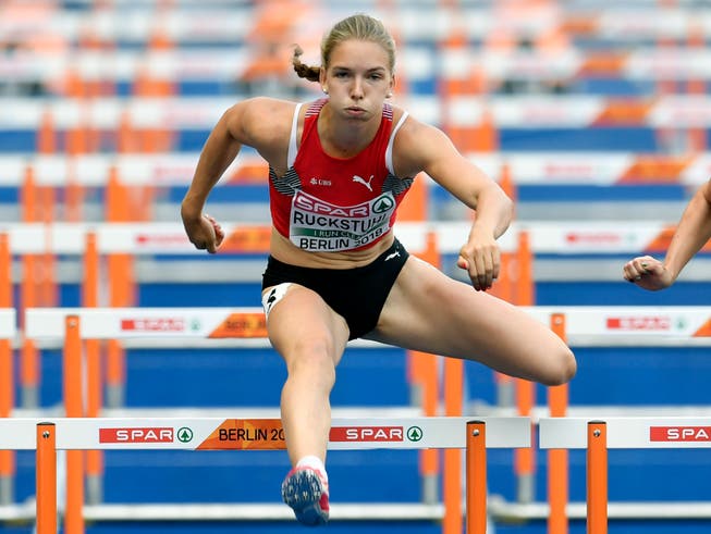 Neuer Rekord, aber dennoch Verbesserungspotenzial: Mehrkämpferin Géraldine Ruckstuhl (Bild: KEYSTONE/WALTER BIERI)