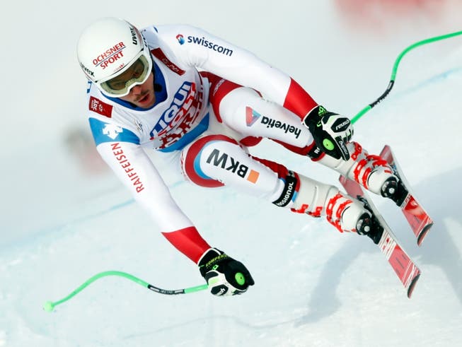 Carlo Janka ist einer der fünf Schweizer in der WM-Abfahrt (Bild: KEYSTONE/AP/GABRIELE FACCIOTTI)