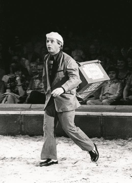 Emil 1977 als Glaceverkäufer. (Bild: PD/Archiv Circus Knie)