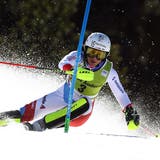 Holdener verpasst im Slalom den ersten Platz um sieben Hundertstel