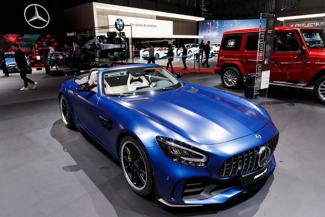 Der Mercedes-Benz GT R Roadster (Bild: Keystone/Cyril Zingaro, Genf, Pressetag 6. März 2019)