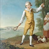 Mit adeligen Attributen: «Porträt der Kinder de Bauffrement», 1782. (Bild: Johann Melchior Wyrsch/Kunstmuseum Luzern)