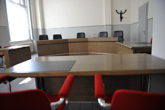 Der Gerichtssaal in Sarnen. (Bild Corinne Glanzmann)