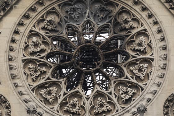 Notre Dame Vor Und Nach Dem Brand Ein Visueller Rundgang