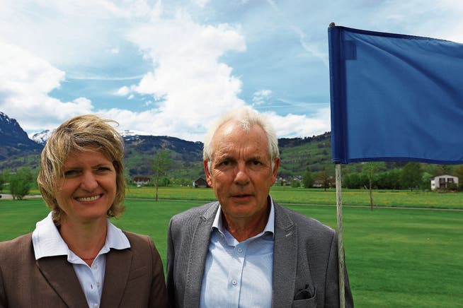Barbara Albisetti, Direktorin Swiss Golf, steht voll hinter dem neuen Turniermodus der VP Bank Ladies Open, der von OK-Präsident Guido Mätzler ins Leben gerufen wurde und den Namen «Mätzler-Mix» trägt. (Bild: Robert Kucera)