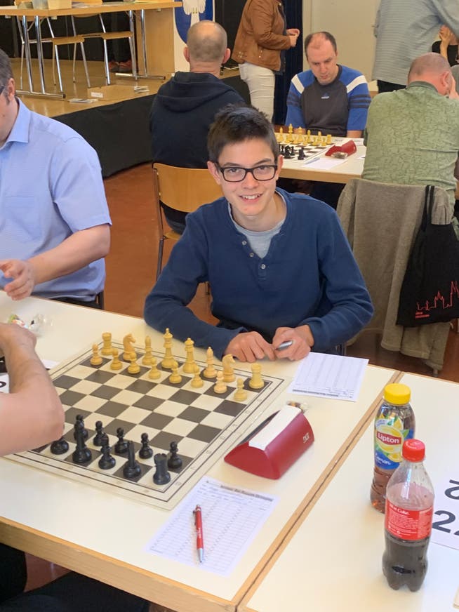 lexander Zogg gewann am Oster-Open in Bad Ragaz zwei Partien und remisierte dreimal. (Bild: PD)