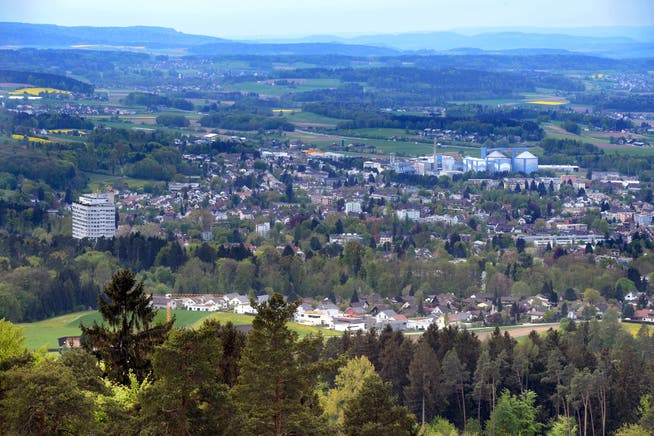 Ansicht von Frauenfeld vom Stählibuckturm mit 26.8 Meter Turmhöhe. (Bild: Nana do Carmo) 