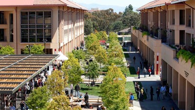 Die Graduate School of Business auf dem Campus der Stanford-Universität in Palo Alto, Kalifornien. (Bild: Tony Avelar/Bloomberg, 29. April 2011)