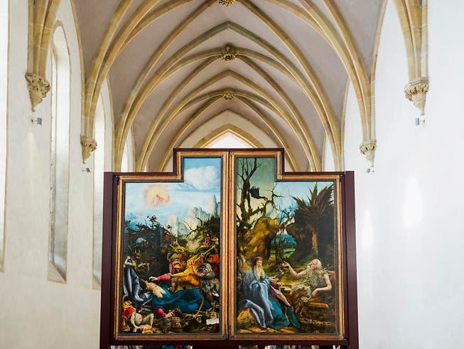 Der Isenheimer Altar von Matthias Grünewald im Museum Unterlinden in Colmar. (Bild: Keystone/imageBROKER/DANIEL SCHOENEN)